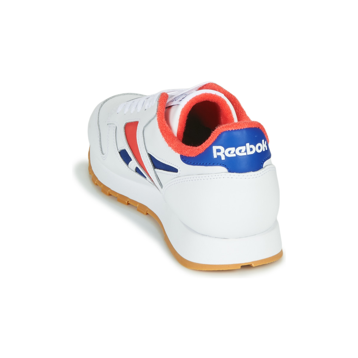 Reebok Classic Gris / Blanc / Rouge CL LEATHER MARK Vykxur1y
