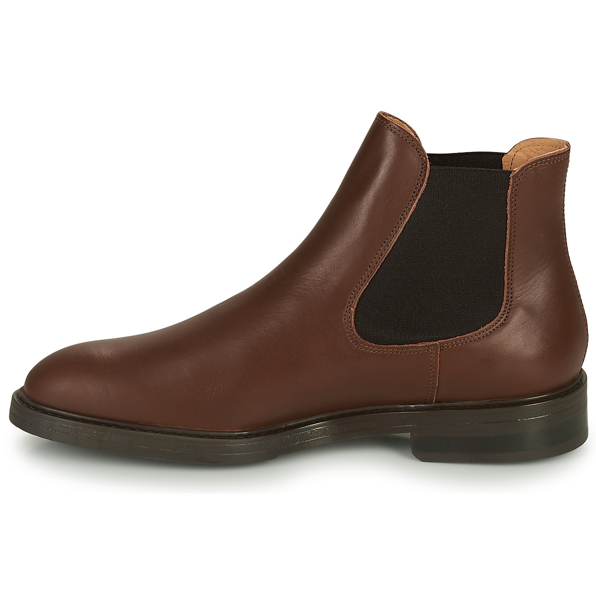 Selected Marron SLHBLAKE LEATHER CHELSEA BOOT UBMzQLfh