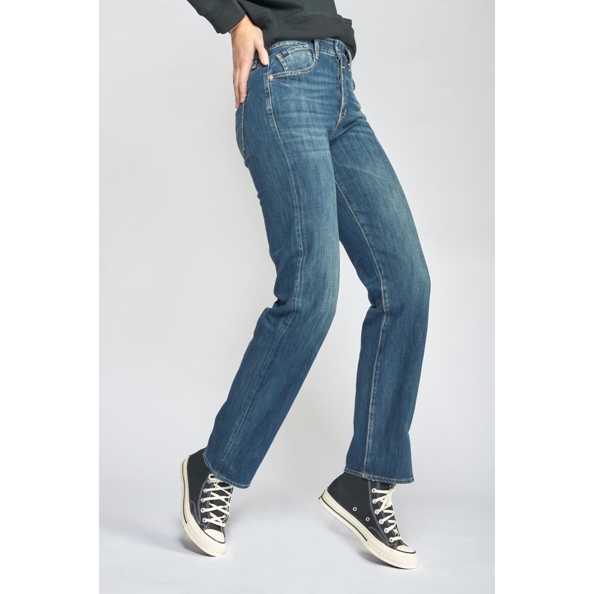 Le Temps des Cerises Bleu Basic 400/19 mom taille haute jeans vintage bleu r9sqglfp