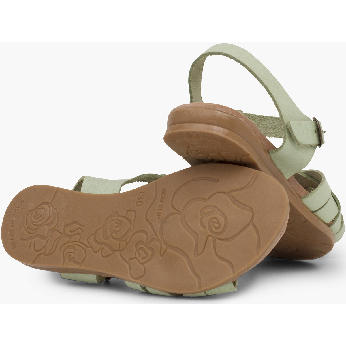 Pisamonas Vert Sandales avec Semelle en Gel ZHfs6SeC