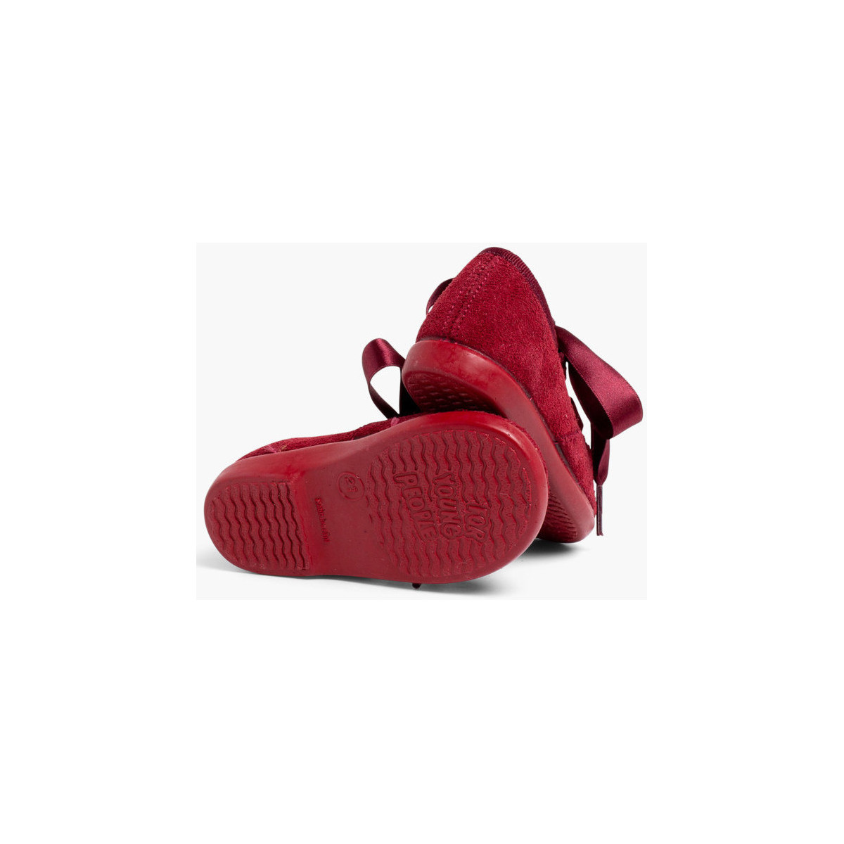 Pisamonas Bordeaux Chaussures anglaises enfants en suède xfS7sM0i