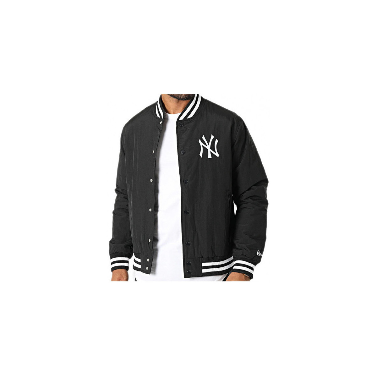 New-Era Noir New York Yankees Team Logo Bomber Z0pX3DfX
