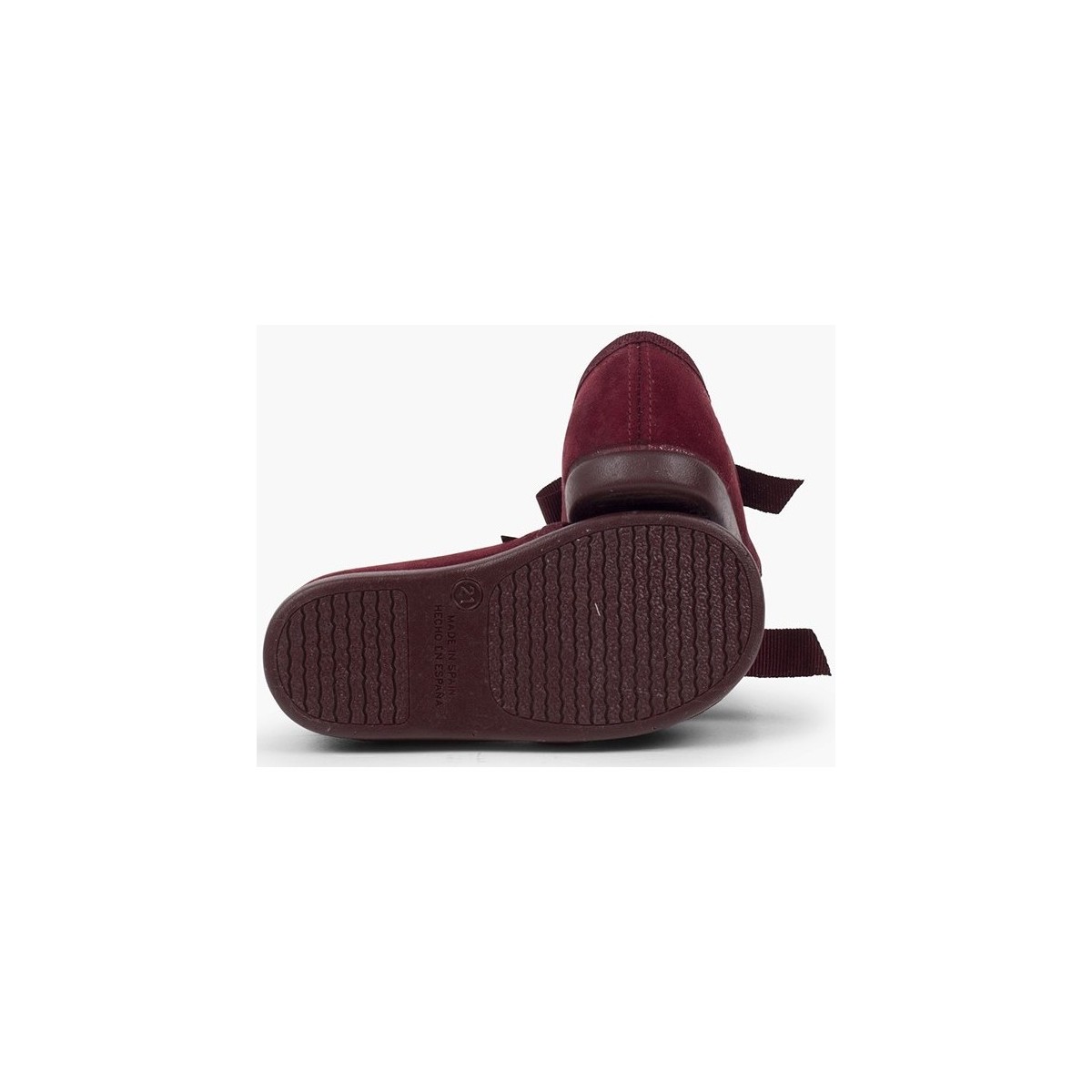 Pisamonas Bordeaux Chaussures Blucher bébé enfant serratex avec lacets Z28L2uG0