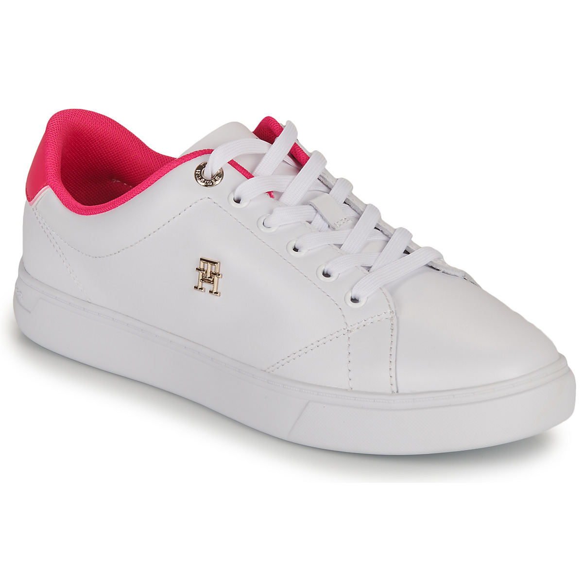 Tommy Hilfiger Blanc / Rose ELEVATED ESSENTIAL COURT SN