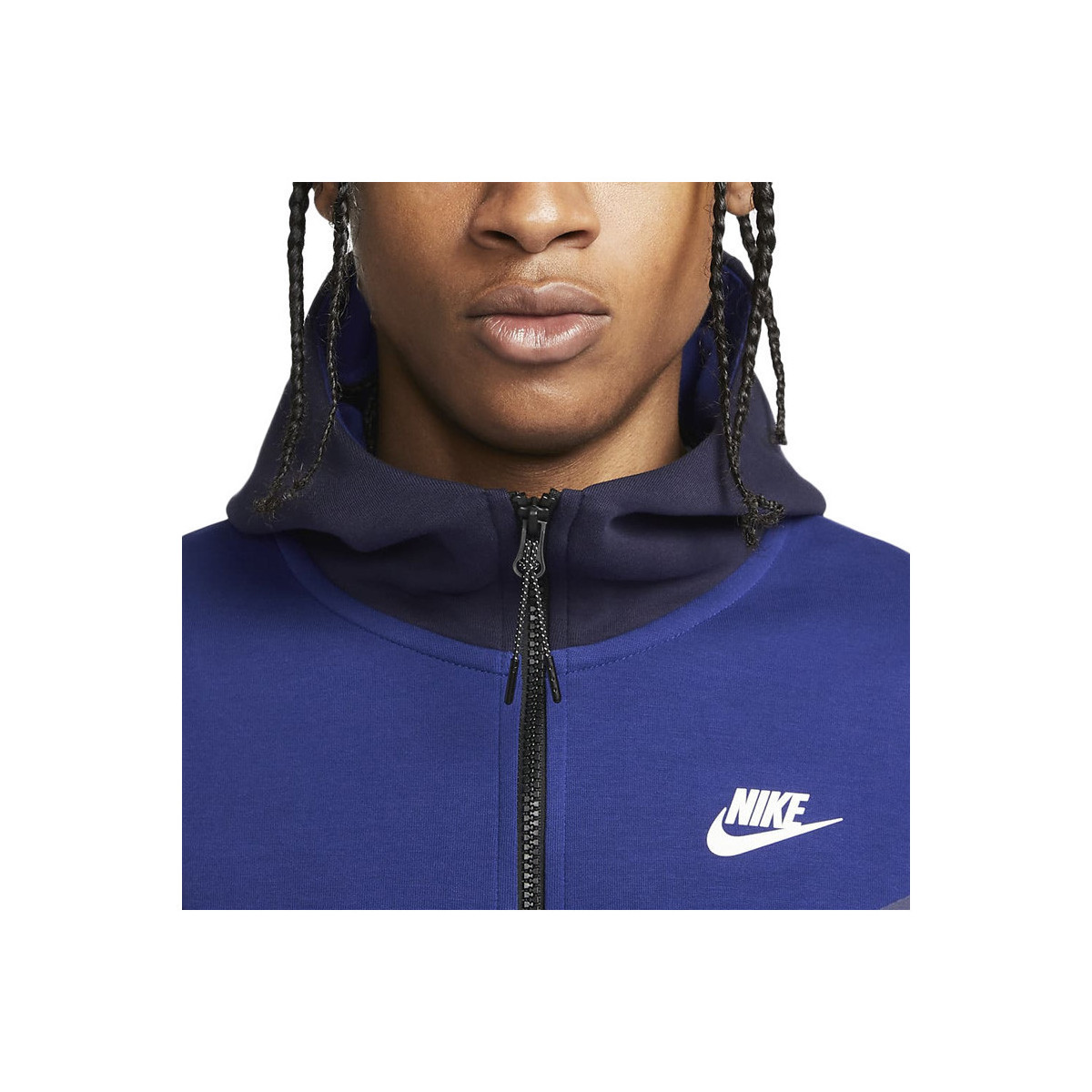 Nike Bleu TECH FLEECE FULL ZIP ttm08n0F