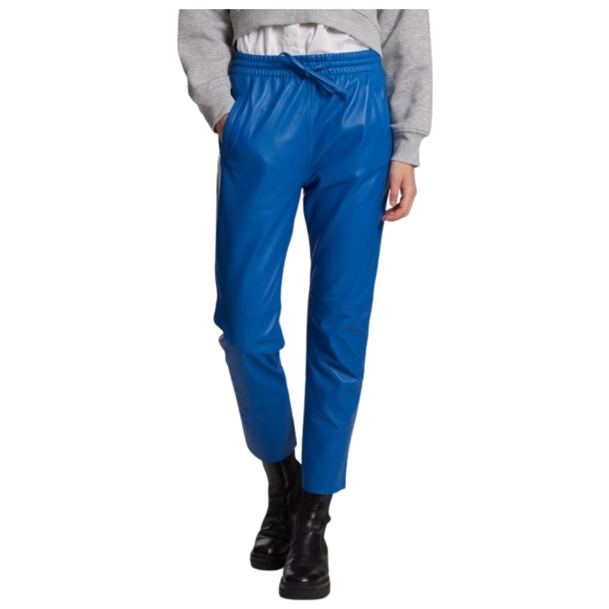 Oakwood Bleu Pantalon jogpant en cuir Gift Ref 50426 Bleu uEinoeVJ