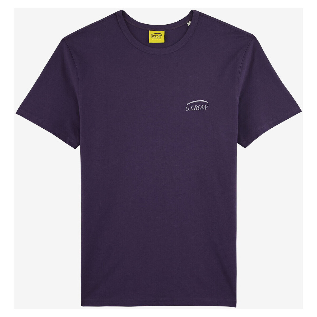 Oxbow Violet Tee-shirt manches courtes imprimé P2THONY 
