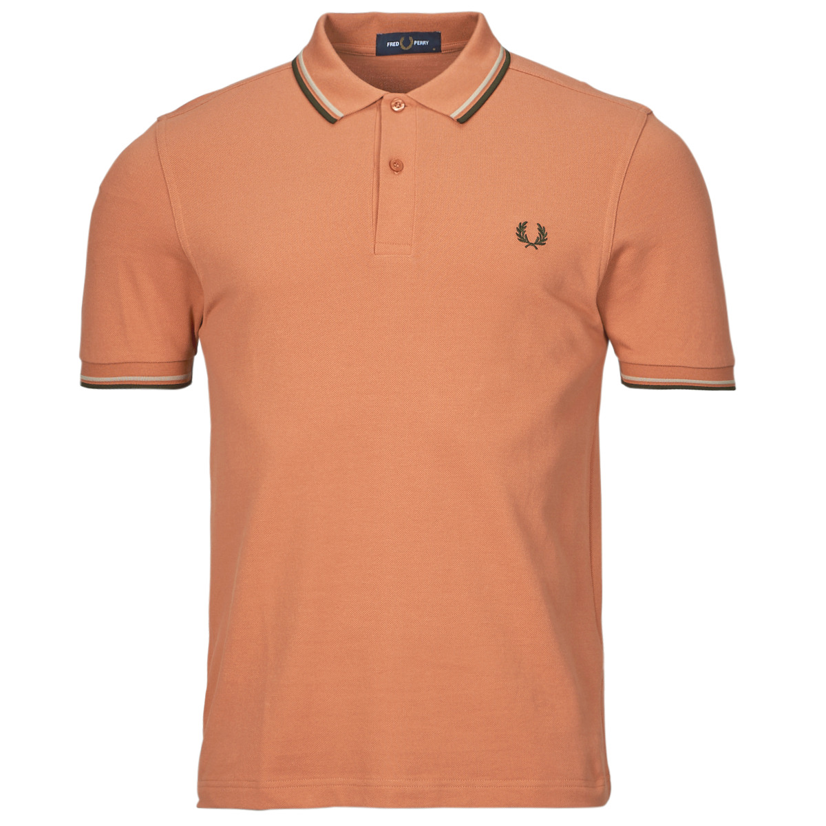 Fred Perry Corail TWIN TIPPED FRED PERRY SHIRT tYfQH4XL