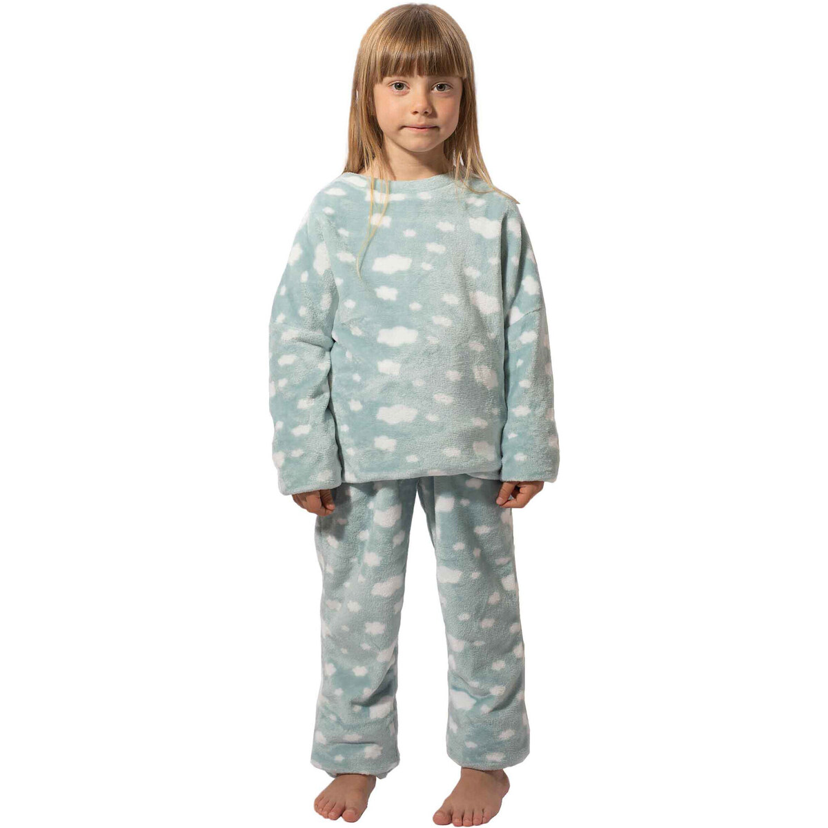 Selmark Vert Pyjama enfants pantalon haut manches longues Polar Joven tkjWy9cl