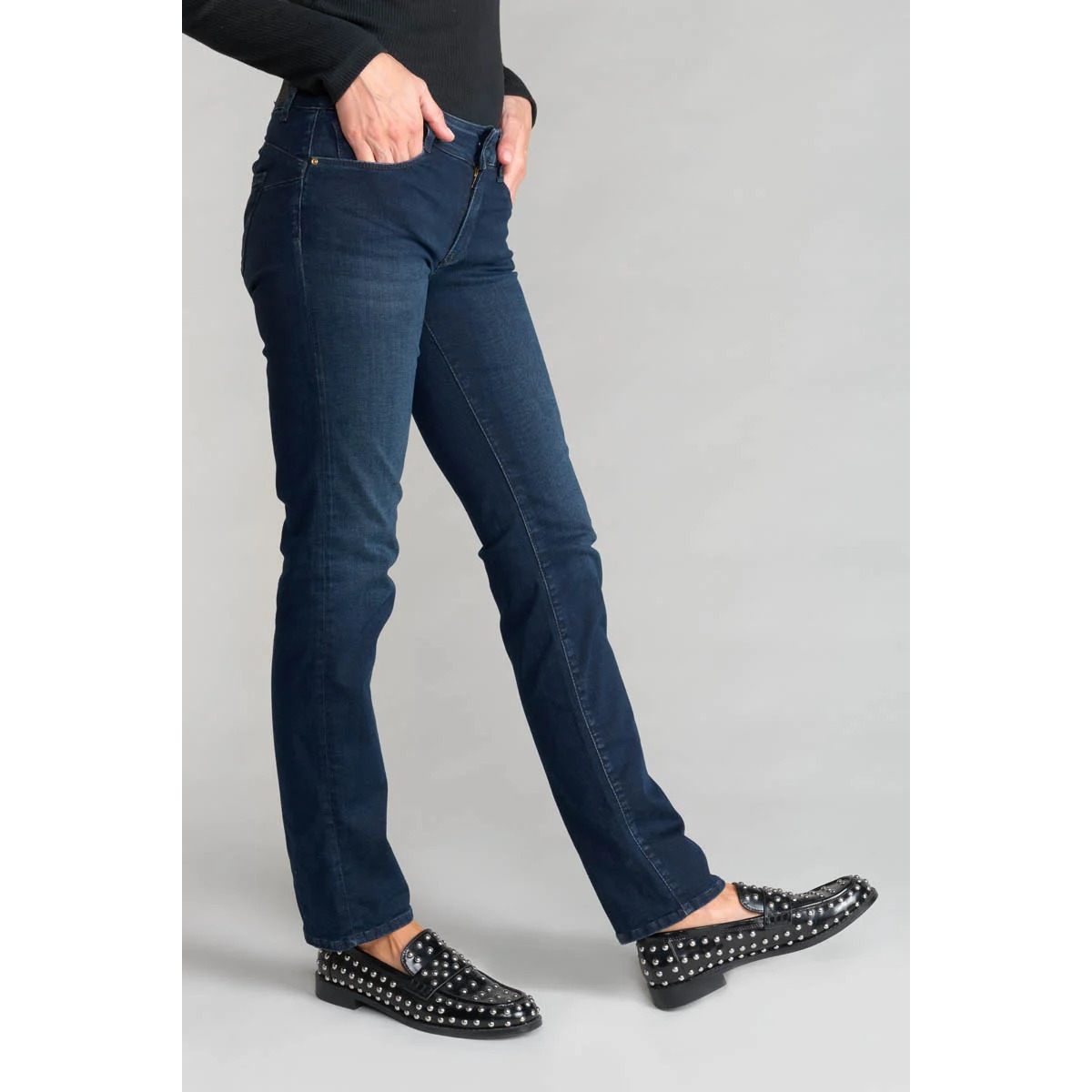 Le Temps des Cerises Bleu Tiko pulp regular 7/8ème jeans bleu noir TfP9Hoht