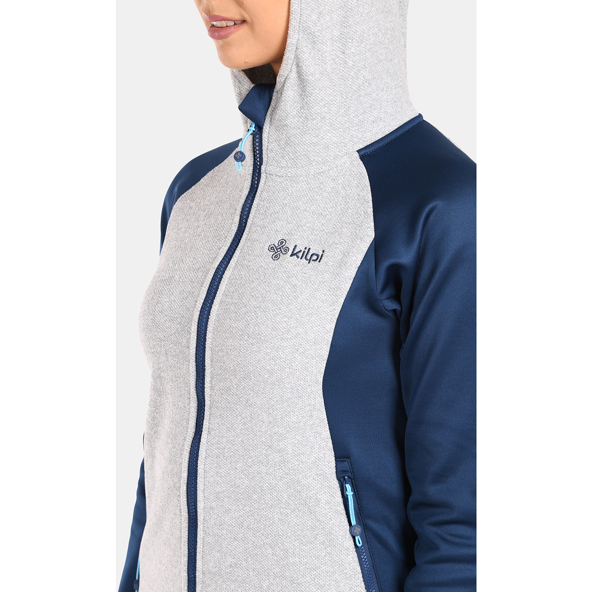 Kilpi Bleu Sweat à capuche en polaire pour femme VERSAM-W qT7PEGzg