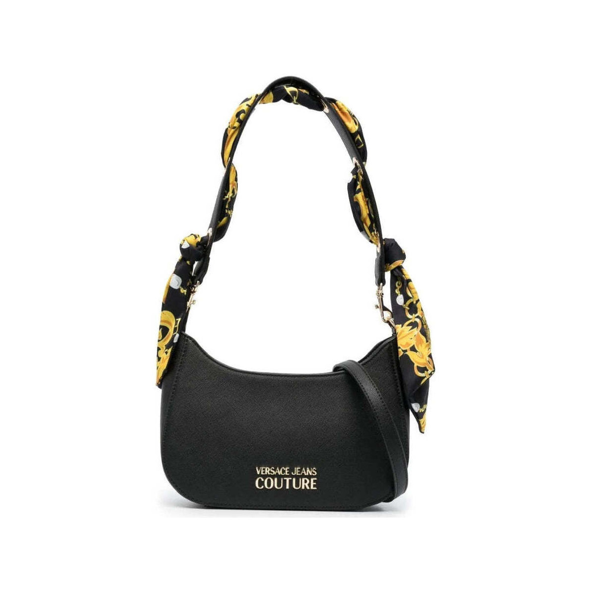 Versace Jeans Couture Noir thelma classic hobo bag SI6g