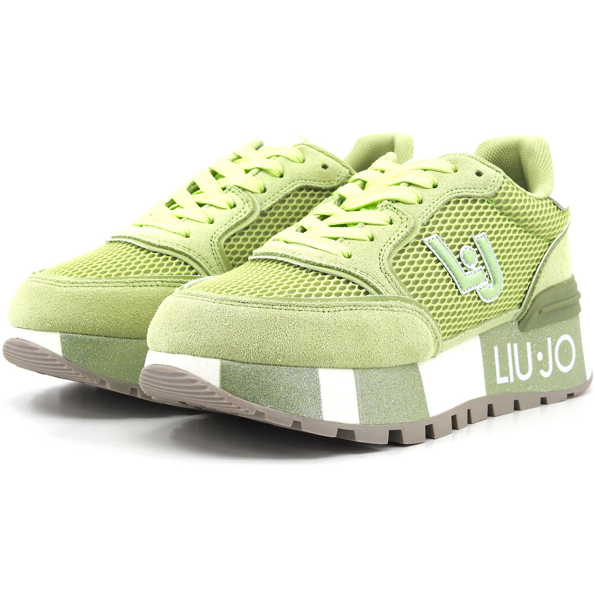 Liu Jo Vert Amazing 25 Sneaker Donna Light Green BA4005PX303 UvFoDSKF
